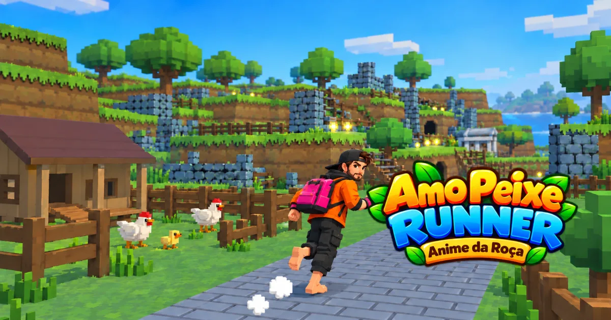 Capa de Amo Peixe Runner : Anime da Roça