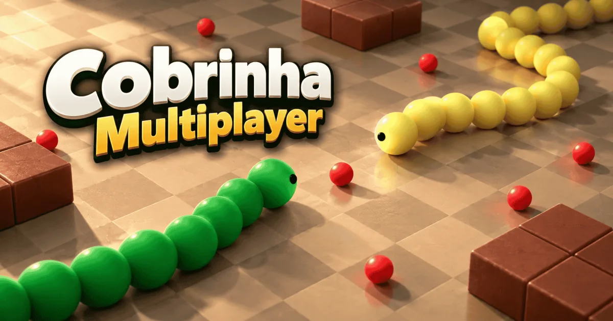 Capa de Jogo da Cobrinha Multiplayer Online